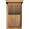 Ekena Millwork Crestline Rough Sawn Corbel w/Backplate, Western Red Cedar, 8"W x 10"D x 14"H COR08X10X14CRE01RWR - alternate 2